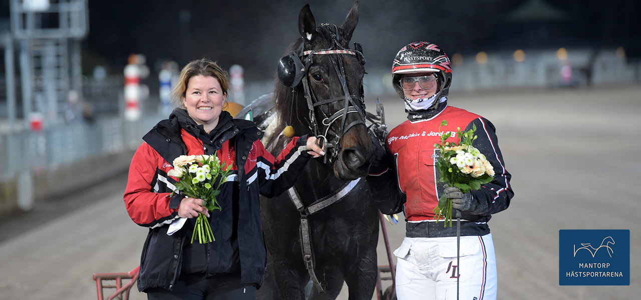 Johanna vann igen på Solvalla